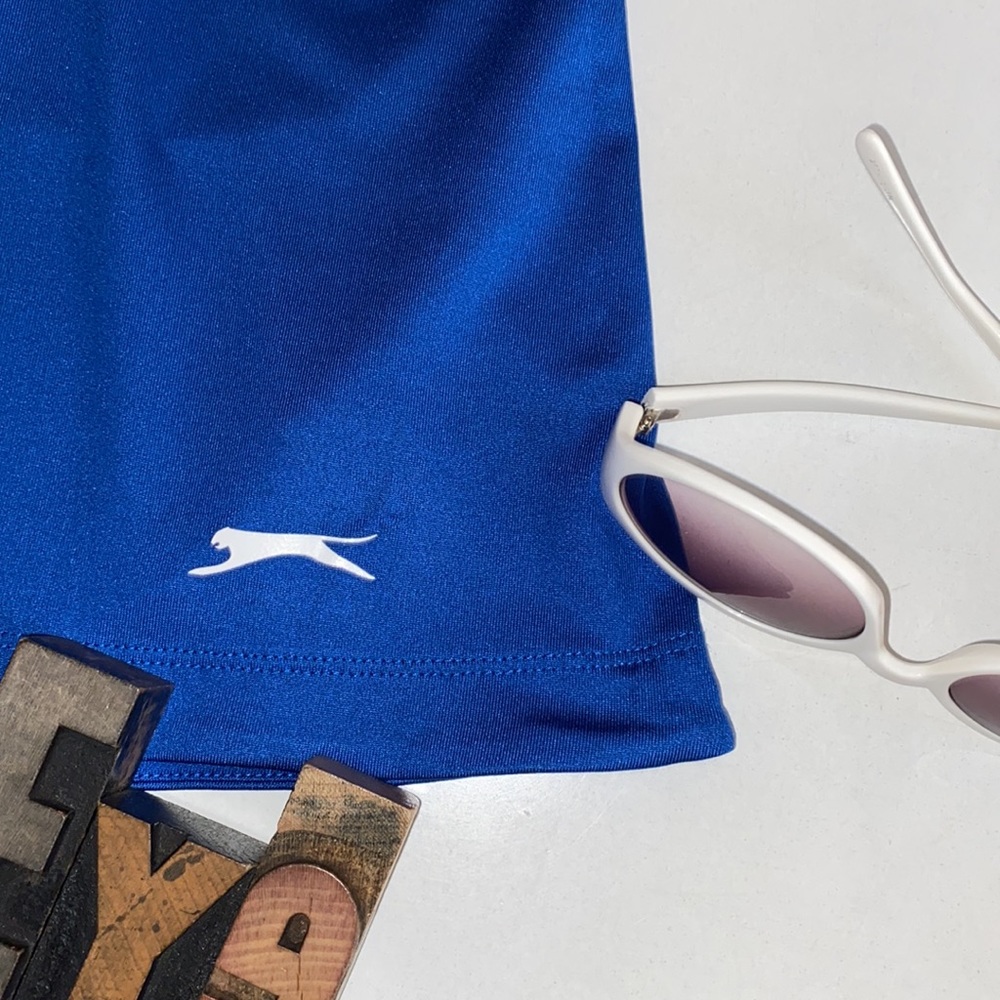 ⛳️SLAZENGER Pull-On Golf Skirt/Skort in Royal Blue & Chartreuse